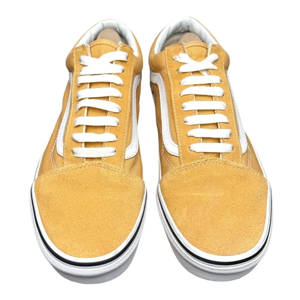 Vans Men's Old Skool Mustard Yellow Low Top Skateboard Sneakers Shoes M 8/W 9.5